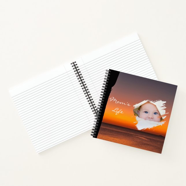 First Mother’s Day Notebook – Sunset Design  (Inside)