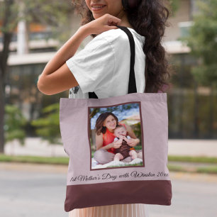 First Mother’s Day Photo Tote Bag