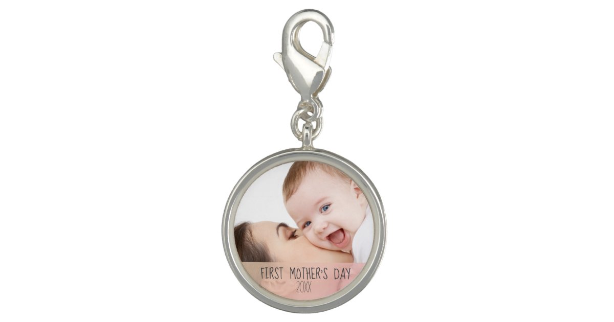 First Mothers Day 2021 - Custom Mum and Baby Photo Charm ...