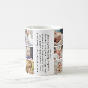 First Mother's Day 8 Photo Collage Coffee Mug