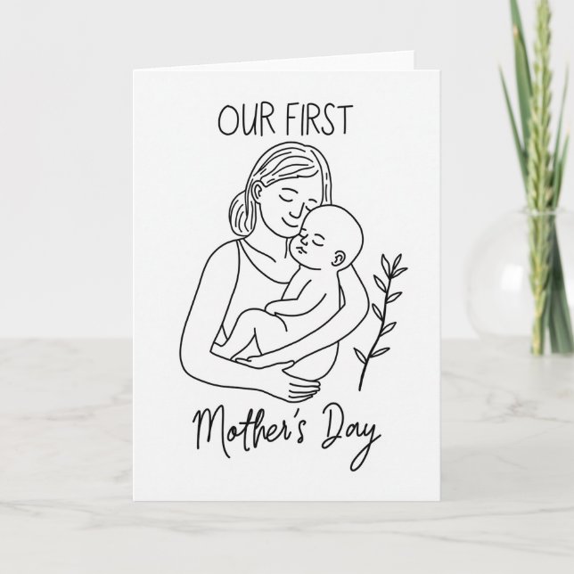 First Mothers Day Art Card (Front)