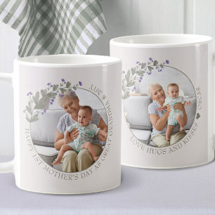 First Mother's Day as   2 Photo Wildflower Frame Coffee Mug