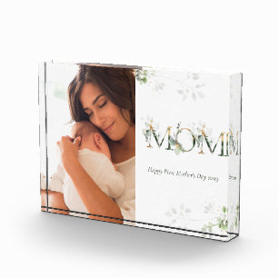 First Mother's Day Botanical Letters Photo