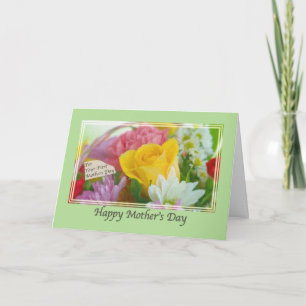 First Mothers Day Card with Flowers