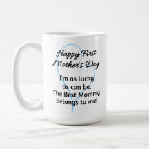 First Mother's Day Coffee Mug for Twin Boys