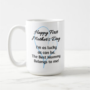 First Mother's Day Coffee Mug for Twin Boys