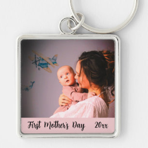 First Mothers Day Custom Mum and Baby Unique keeps Key Ring