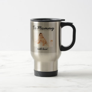 First Mother's Day - Custom Photo/Year Travel Mug