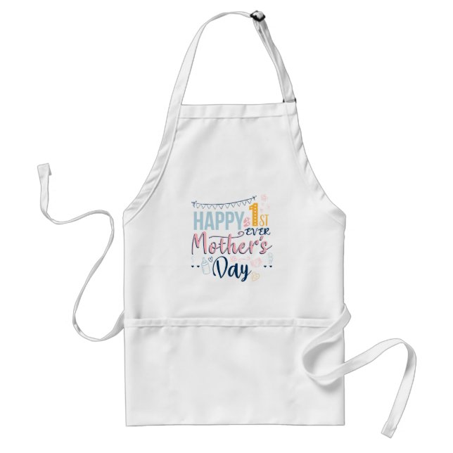 First Mothers Day Ever 1st Time Mum  Standard Apron (Front)