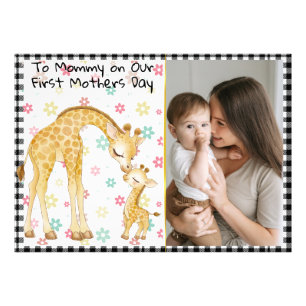  First Mothers Day Gift from Baby Photo Print