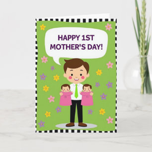 First Mothers Day Joyful Art Card