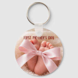 First Mother's day keychain-new mum gift Key Ring