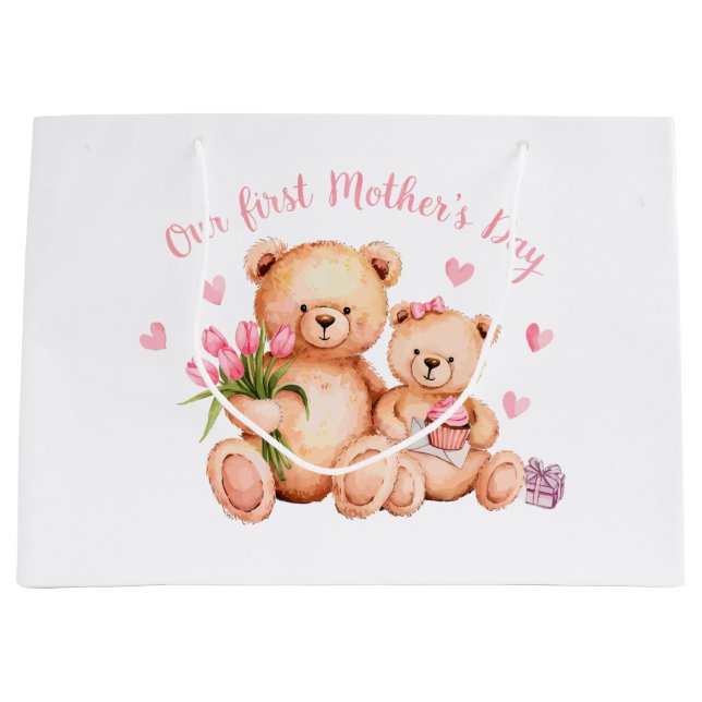 First Mothers Day Large Gift Bag (Front)