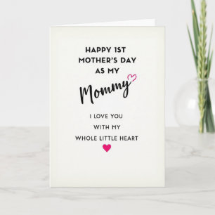 First Mothers Day Love Card