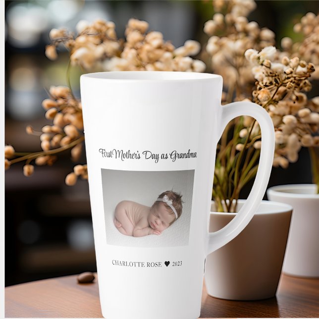 First Mothers Day New Grandma Latte Mug (Creator Uploaded)