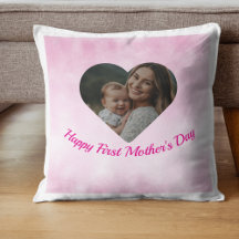 First Mother's Day New MomThrow Pillow