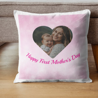First Mother's Day New MomThrow Pillow