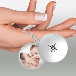 First Mothers Day New Mum and Baby Photo Locket Necklace<br><div class="desc">A special photo locket for the new mum's First Mother's Day. This unique keepsake is a beautiful and timeless treasure to enjoy every day. The template is set up for you to add your own photo and the year. You can also edit First Mother's Day if you wish. Pease browse...</div>