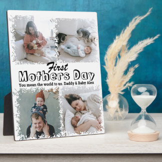 First mother's Day Photo Collage Plaque