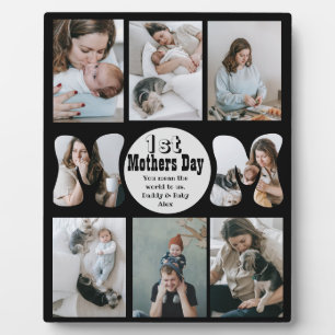 First mother's Day Photo Collage Plaque