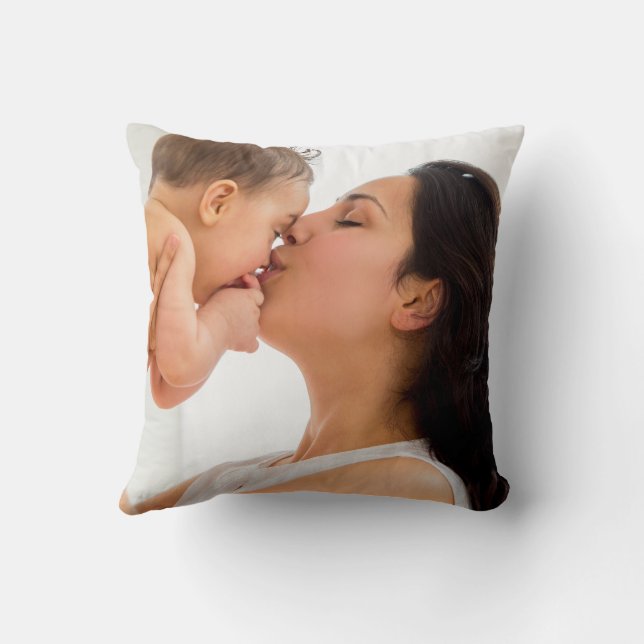  First Mother's Day Photo Cushion (Back)