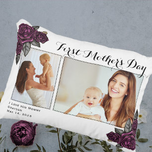 First Mother's Day Photo Decorative Cushion