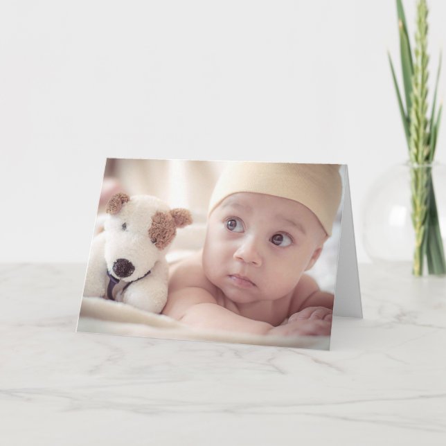 First Mothers Day Photo From Baby  Card (Front)