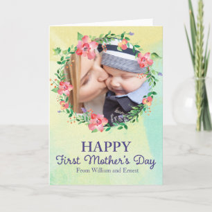 First Mother's Day Photo Greeting Card