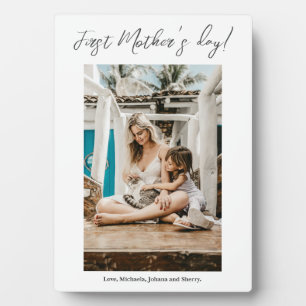 First Mother's Day Photo Plaque
