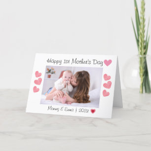 First Mother's Day Photo  Thank You Card