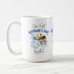 First Mothers Day Shirt 2025 /Blue Classic Wight  Coffee Mug