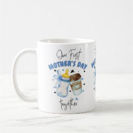 First Mothers Day Shirt 2025 /Blue Classic Wight  Coffee Mug
