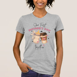 First Mother's Day Shirt 2025/Pink Matching outfit
