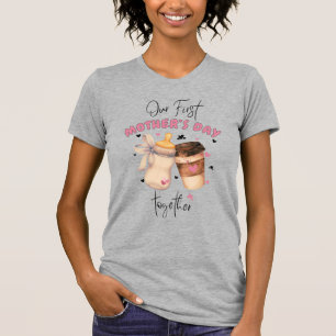 First Mother's Day Shirt 2025/Pink Matching outfit