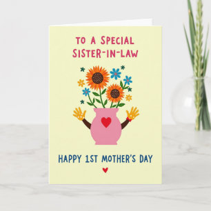 First Mothers Day Sister Card