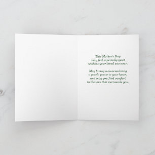 First Mothers Day Without Daughter Sympathy Card