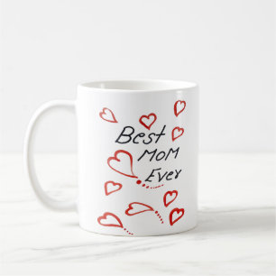 first mum happy mother's day simple handwritten coffee mug
