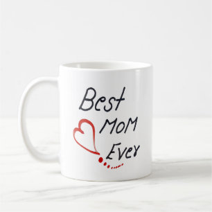 first mum happy mother's day simple handwritten coffee mug