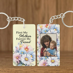 First my mother 1 photo flowers yellow key ring