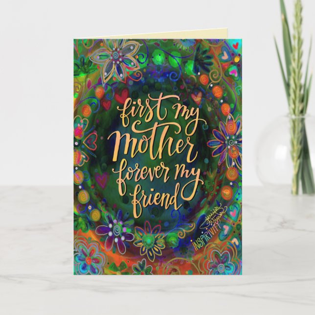 First my Mother, Forever my Friend Card (Front)