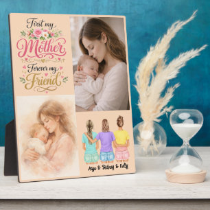 First My Mother Forever My Friend   Personalized  Plaque