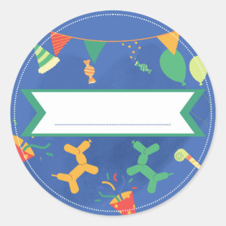 First Name Big Birthday Sticker Children 2 - 7 yea