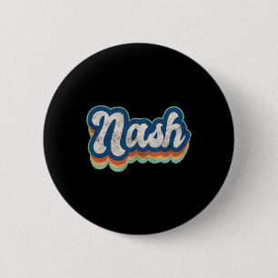 First Name Boy Vintage Style 70s 80s Personalised 6 Cm Round Badge