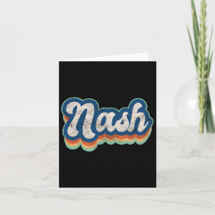 First Name Boy Vintage Style 70s 80s Personalised Card