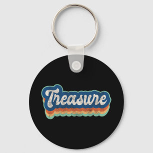 First Name Girl Vintage Style 70s 80s Personalised Key Ring