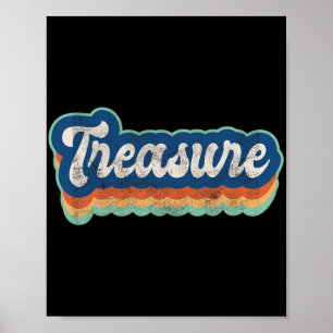 First Name Girl Vintage Style 70s 80s Personalised Poster