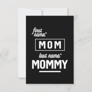 First Name Mum Last Name Mummy RSVP Card