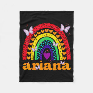 First Name Personalised Name Love First Name Fleece Blanket