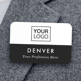 First name title logo black and white or any colou tag