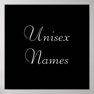 First Names Poster
